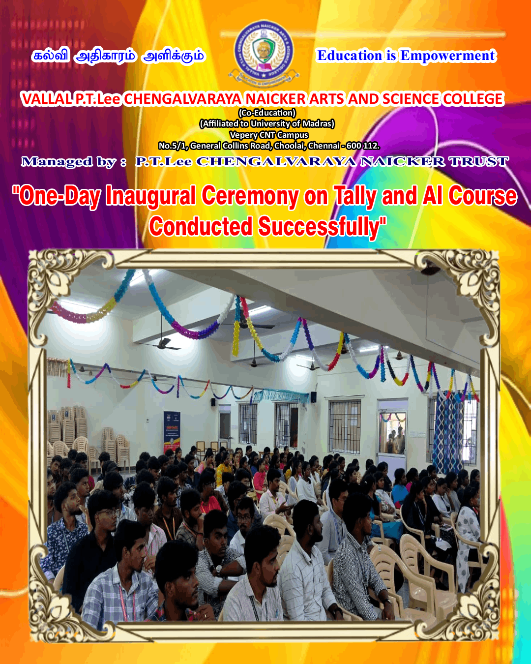 Inaugural Ceremony on "Tally and Al Course"